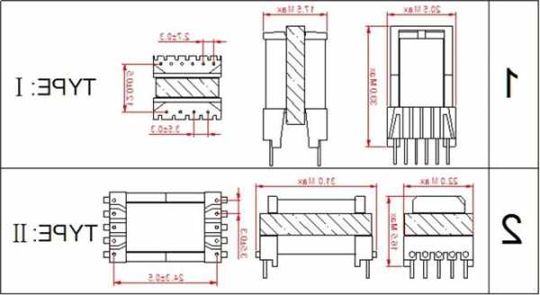 针脚变压器厂家东莞？针脚变压器ee19原理图？-图2