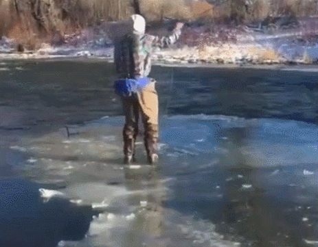 冰上钓鱼会怎么样，在冰上钓鱼-图1